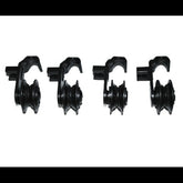 WD30X22347 (SET OF 4) NEW OEM GE Dishwasher 3rd Row Dishrack Roller & Bracket