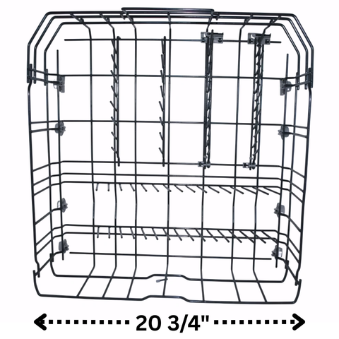 Dishwasher Lower Rack Assembly Compatible with 20007187 Crockery Basket. Made for Thermador. Fits Specific Models Only. 21.5" Deep