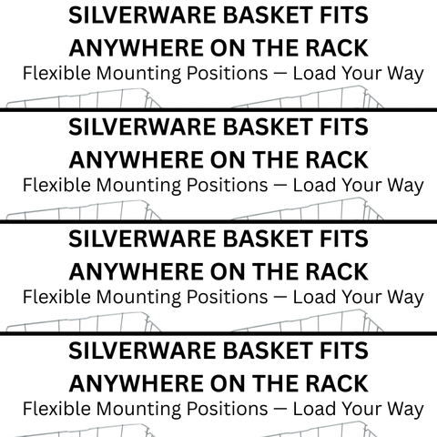 00249276 Bosch Thermador Dishwasher Lower Crockery Rack with Silverware Basket