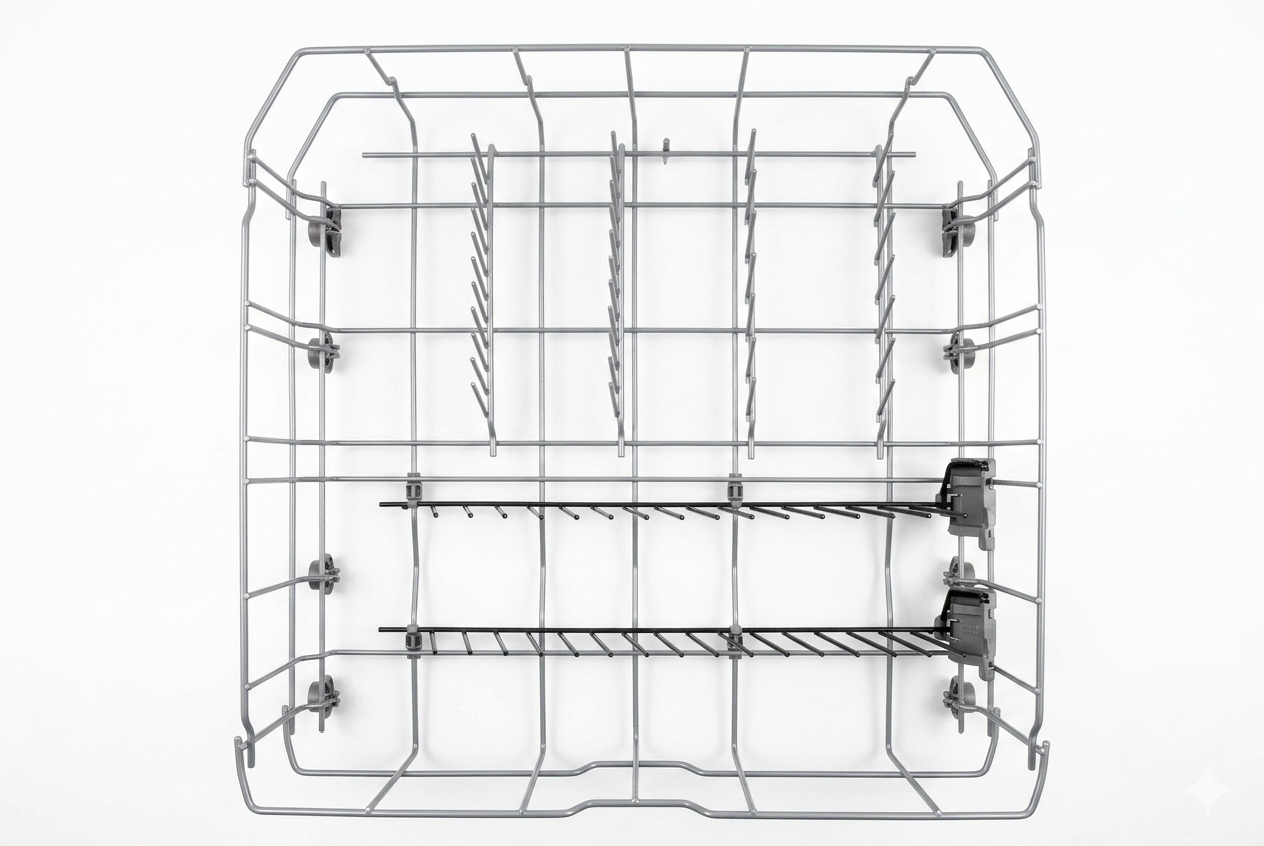 00249276 Bosch Thermador Dishwasher Lower Crockery Rack with Silverware Basket