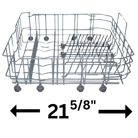 NEW 20000533 Bosch Lower Dishwasher Rack Complete +Wheels OEM Dishrack AP6894232