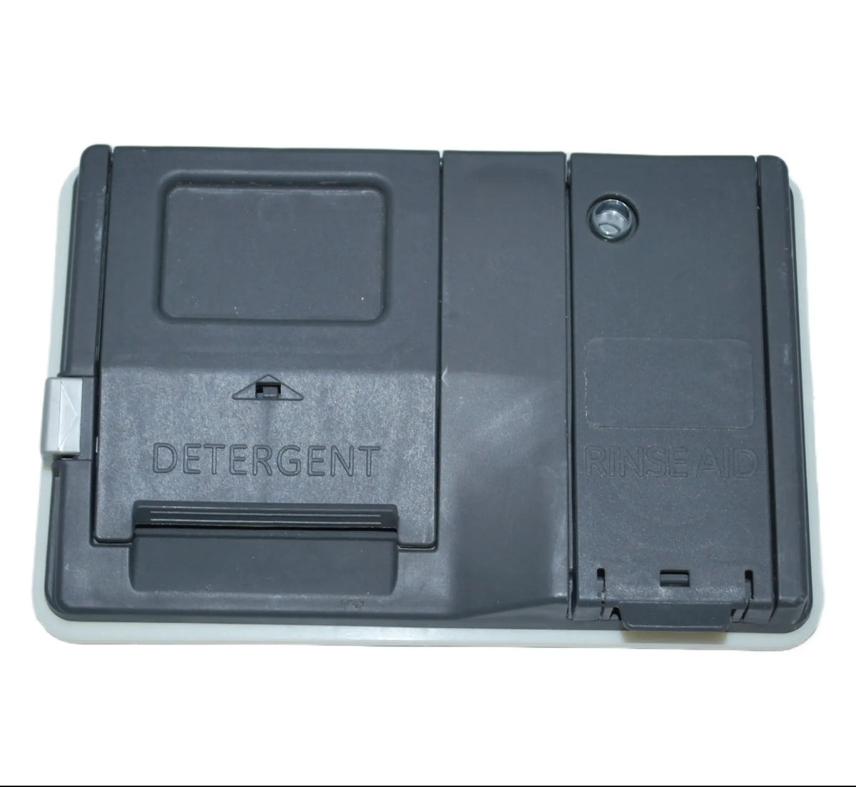 WD12X28239 NEW GE Dishwasher Detergent & Rinse Aid Dispenser 265D1231P025