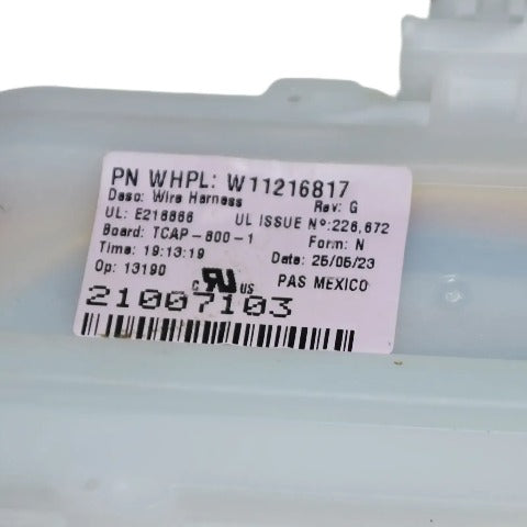 W11216817 NEW Whirlpool, Kenmore, KitchenAid Dishwasher Lower Wiring Harness W11590537