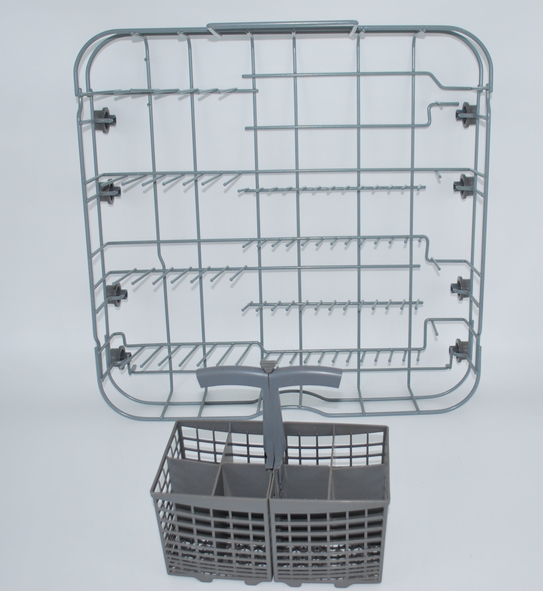 WD28X32802 + WD28X24747  NEW GE Lower DIshwasher Rack + Silverware WD28X24741