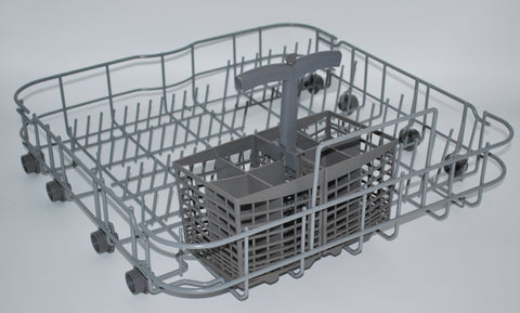 WD28X32802 + WD28X24747  NEW GE Lower DIshwasher Rack + Silverware WD28X24741